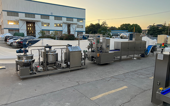 Línea de producción de gomitas funcionales en Bangladesh