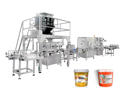 Línea de envasado automático de popping boba