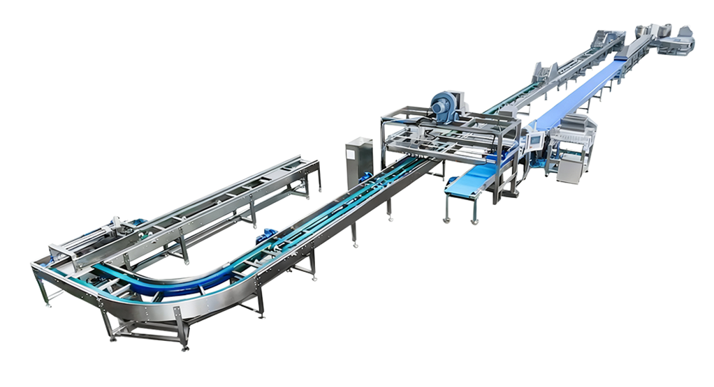 Línea de producción automática de pasteles